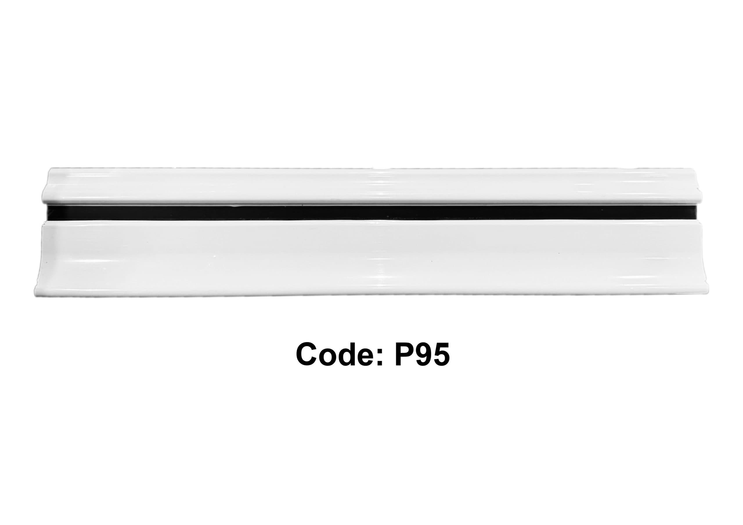 قرنیز نوری ۹ سانتی کد P95 سفید براق