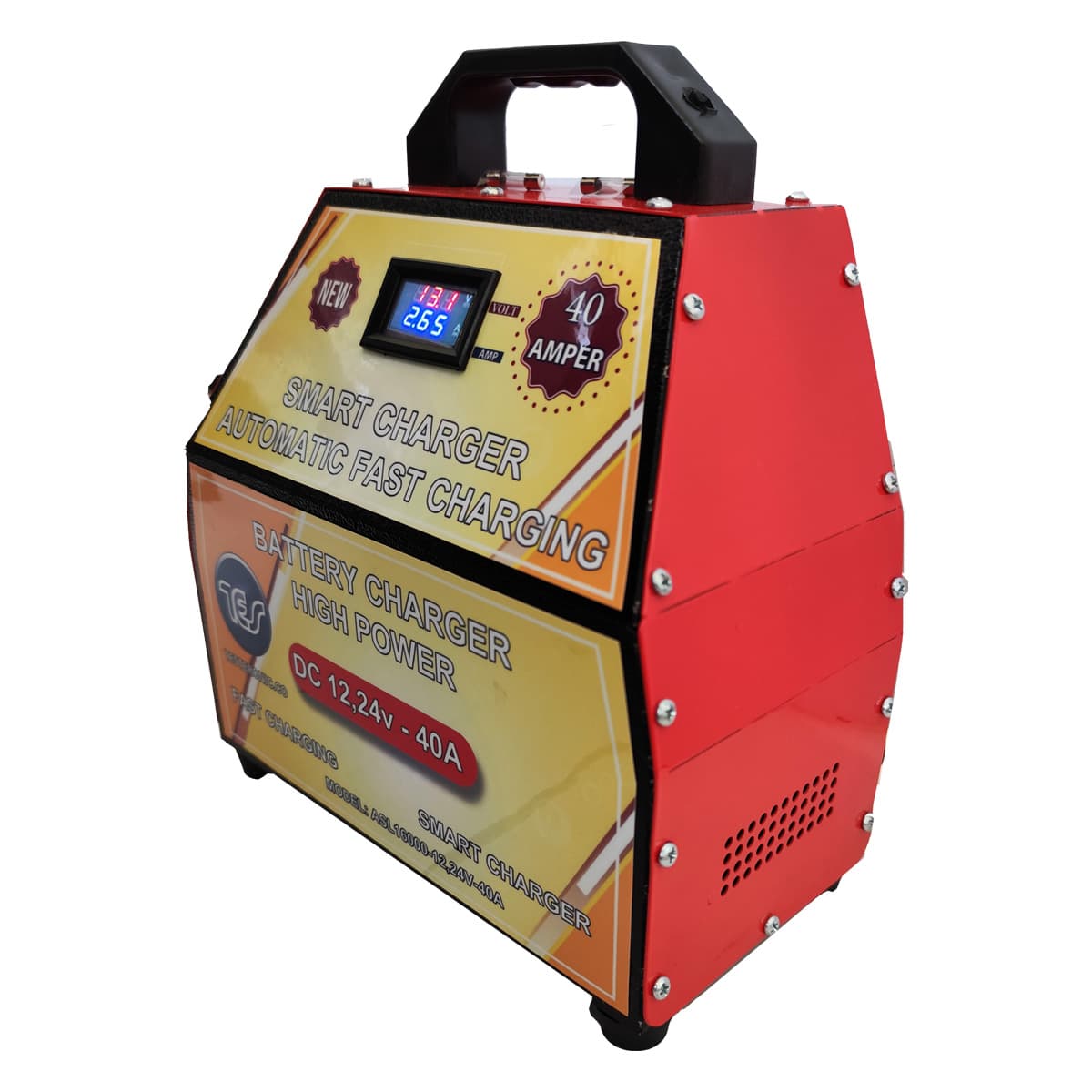 شارژر اتوماتیک 12 و 24 ولت باتری خودرو مدل ASL-16000-40A — تصویر ۷