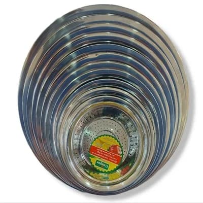 آبکش استیل یونیک 11 پارچه اصل لبه دار — تصویر ۳
