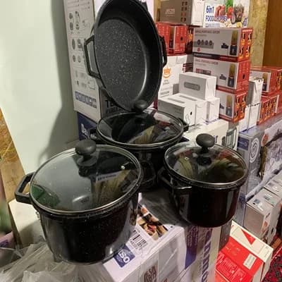 سرویس ۷ پارچه تمام چدن میلان — تصویر ۲