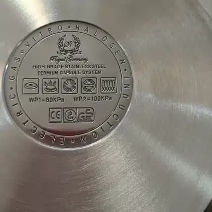 زودپز دوقلو رویال جرمنی مدل RY-2025 ظرفیت ۵ و ۷ لیتر — تصویر ۲
