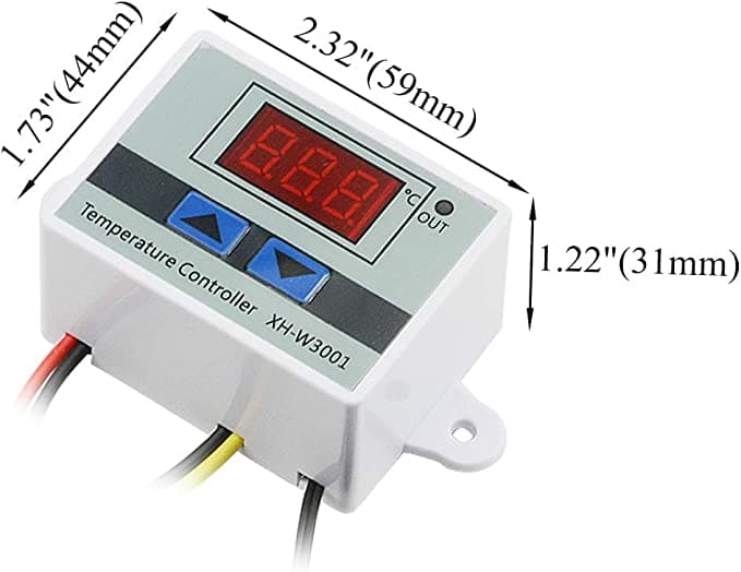 ترموستات DC 12V XH-W3001 — تصویر ۸