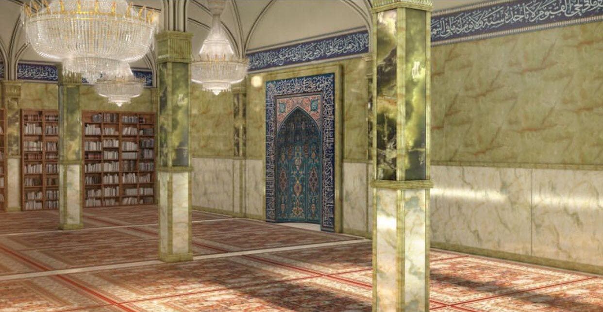 دیوارپوش طرح سنگ ماربل شیت پرشین استونیت کد 6095 — تصویر ۲