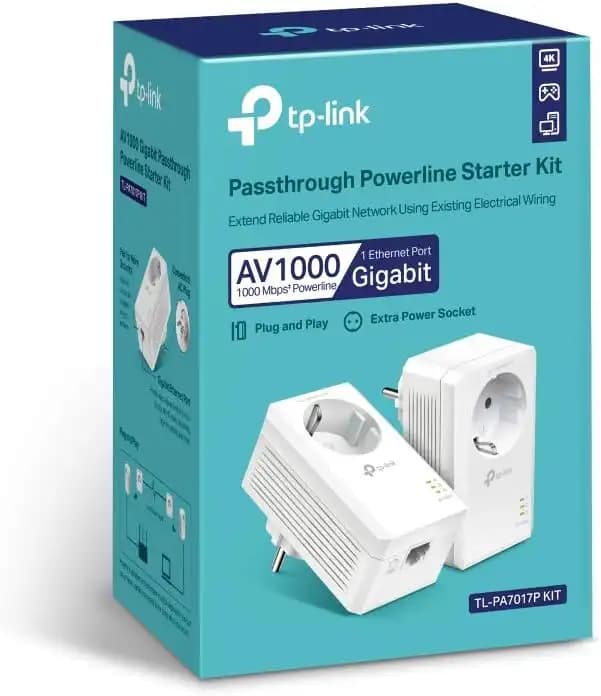 کیت پاورلاین AV1000 تی پی-لینک مدل TL-PA7017P KIT – tp-link — تصویر ۲