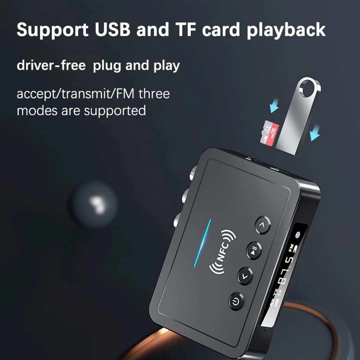 گیرنده و فرستنده بلوتوث Mokeum مدل NFC M6 — تصویر ۲