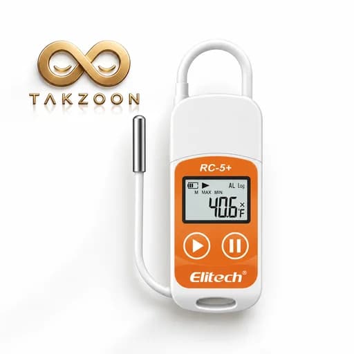 دیتالاگر دمای Elitech USB مدل EN12830 خروجی PDF و CSV