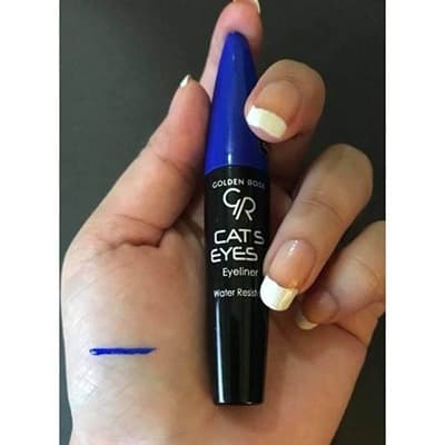 خط چشم گلدن رز آبی CAT مویی — تصویر ۲