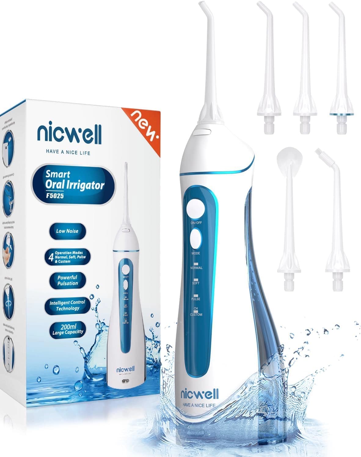 واترجت شارژی برند Nicwell مدل F5025