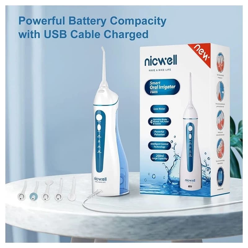 واترجت شارژی برند Nicwell مدل F5025 — تصویر ۲