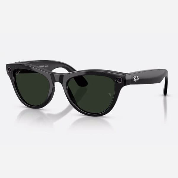 عینک هوشمند ری بن متا Ray-ban Meta Skyler Shiny Black Graphite Green Transitions RW4014 – Gen 2
