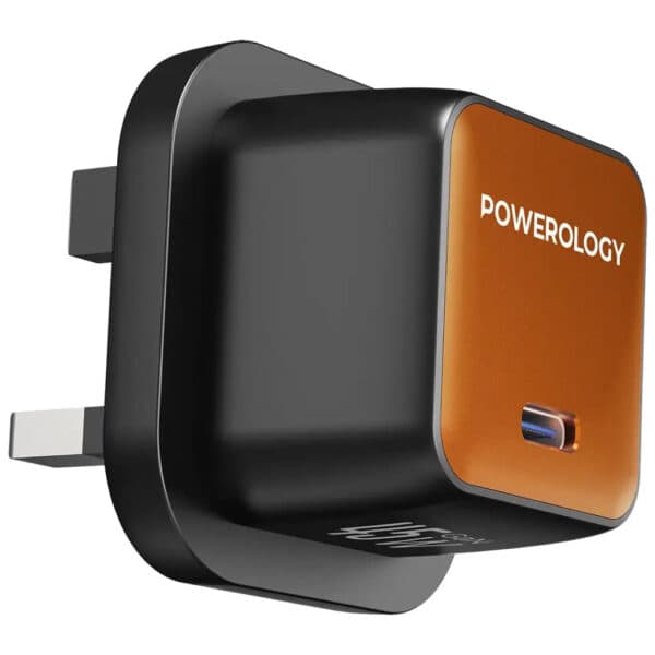 شارژر دیواری 45 وات با کابل پاورولوژی QX Pocket-Sized GaN PWCUQC055