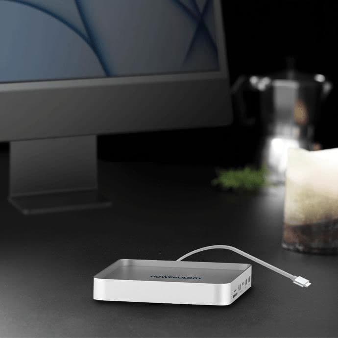 هاب USB-C و پایه آی مک 24 اینچی پاورولوژی مدل PMSSDD — تصویر ۵