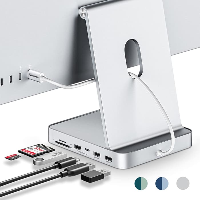 هاب USB-C و پایه آی مک 24 اینچی پاورولوژی مدل PMSSDD — تصویر ۹