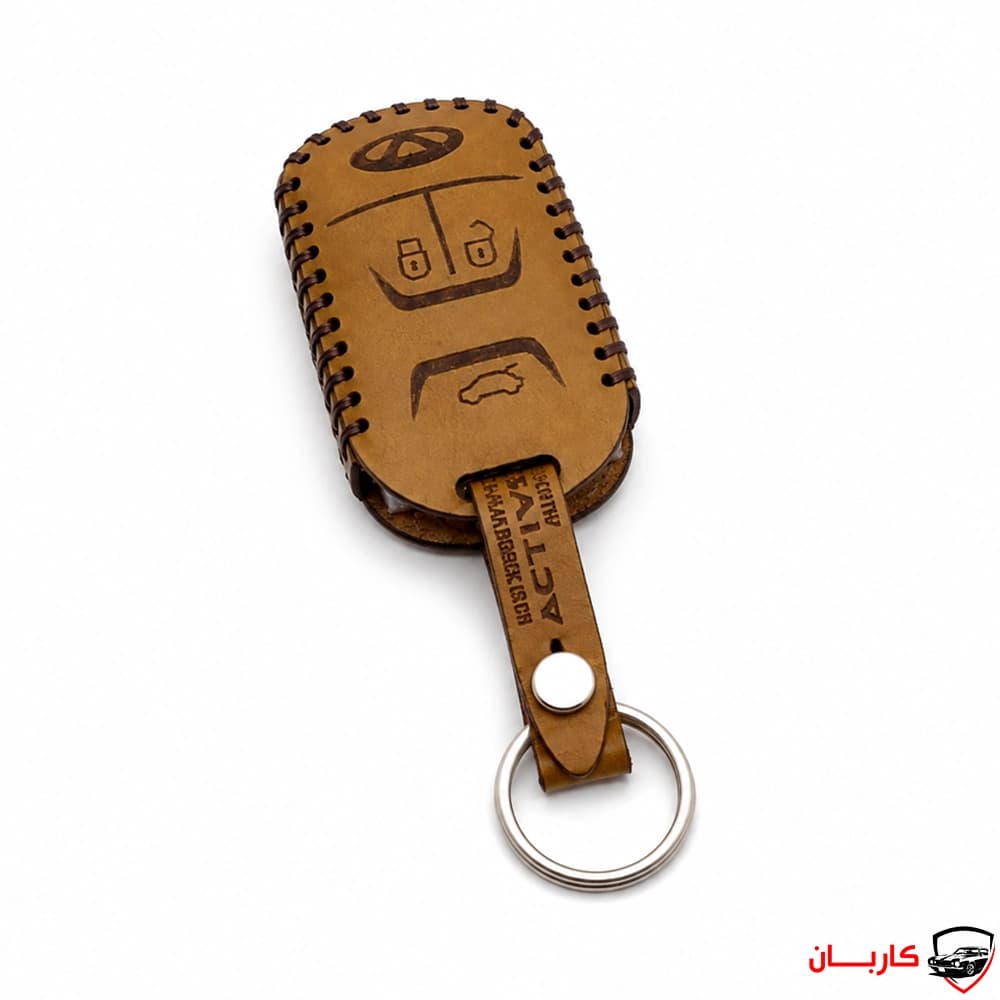 کیف چرمی ریموت فابریک خودرو تیگو ۵ و تیگو ۷ — تصویر ۷