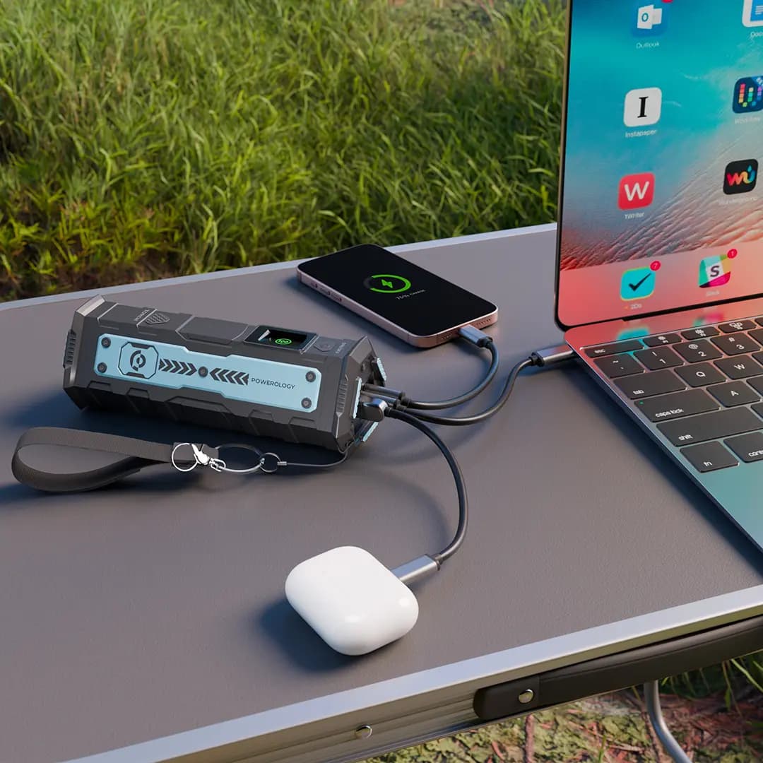 پاوربانک پاورولوژی مدل TorchPower PPBCHA91 ظرفیت 20000 میلی آمپر ساعت — تصویر ۹