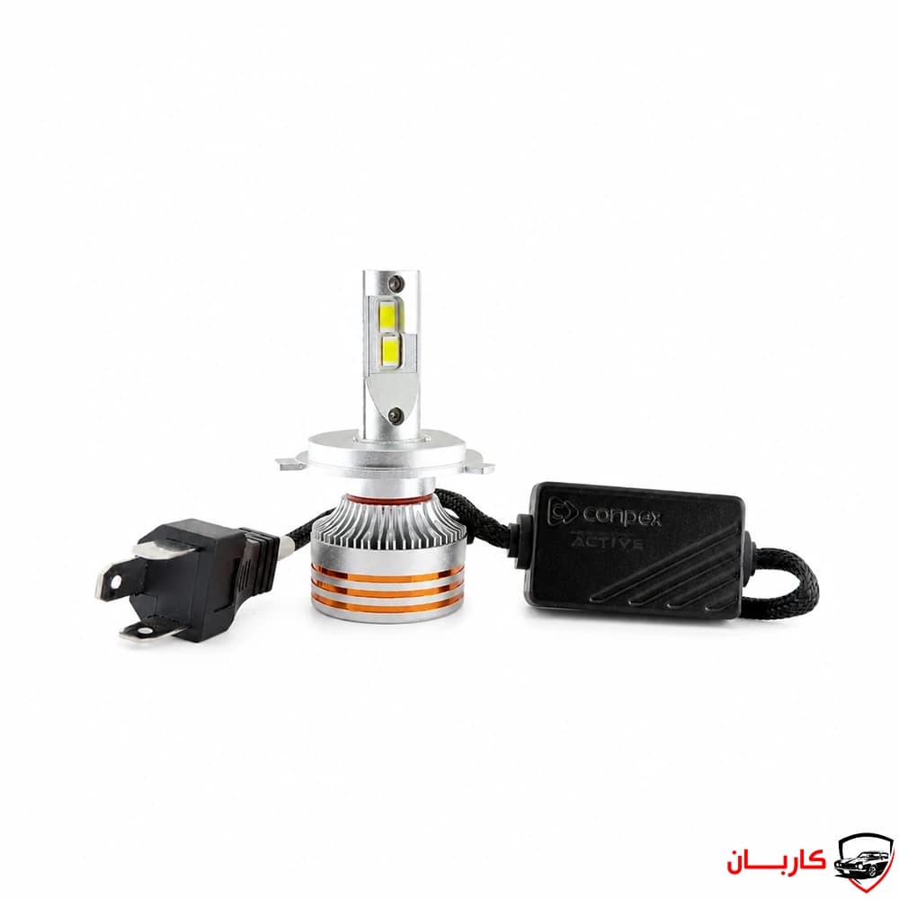 هدلایت خودرو کانپکس مدل M۱۴ PRO پایه H4 بسته دو عددی — تصویر ۳