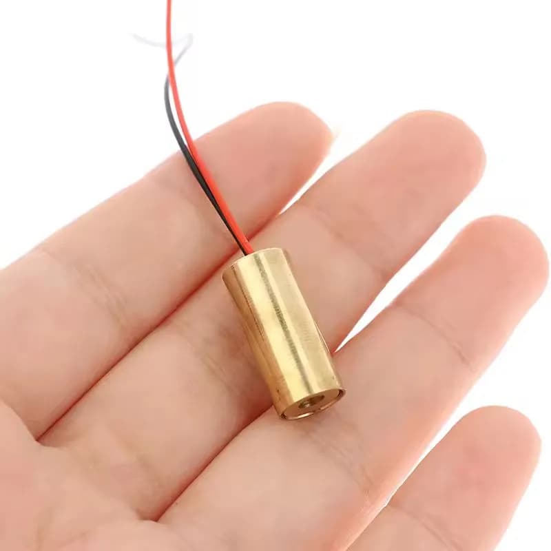لیزر بزرگ برنجی قرمز 5mW-3V (خطی) قطر 9 میل — تصویر ۳