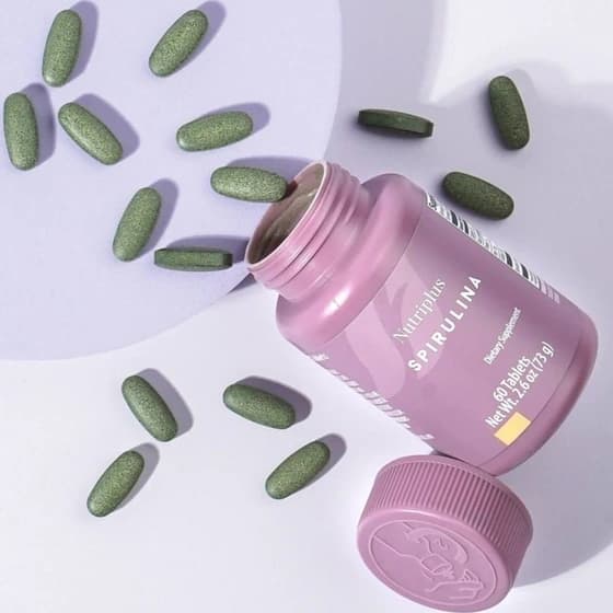 قرص اسپیرولینا NUTRIPLUS فارماسی جلبک سبز (1000410) — تصویر ۲
