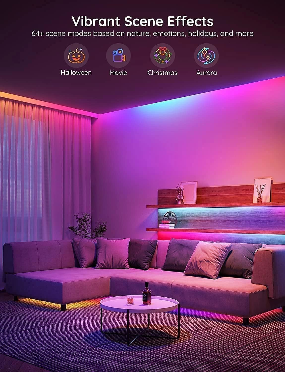 ریسه هوشمند 5 متری Govee مدل H618A با فناوری RGBIC و Wi-Fi — تصویر ۲