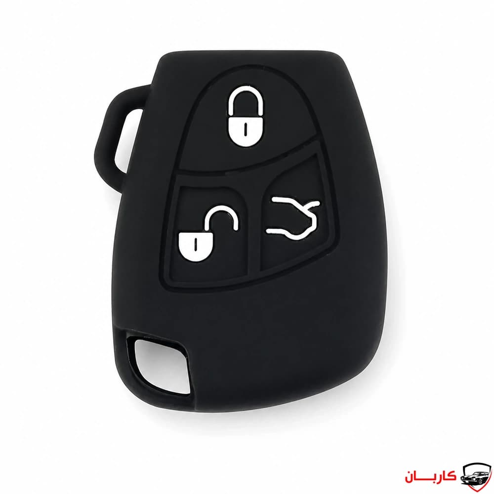 کاور ریموت ژله‌ای فابریک خودرو بنز BENZ (سری C) – سیلیکونی — تصویر ۲