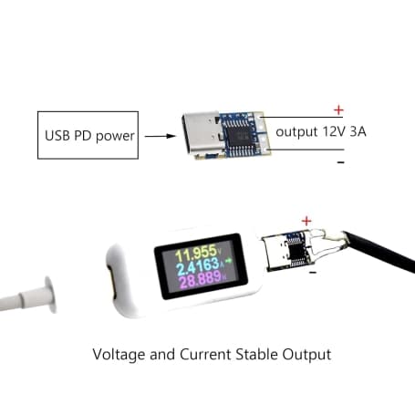 ماژول مبدل سطح ولتاژ Type-C شارژر های PD2/3 مدل PDC004 — تصویر ۴
