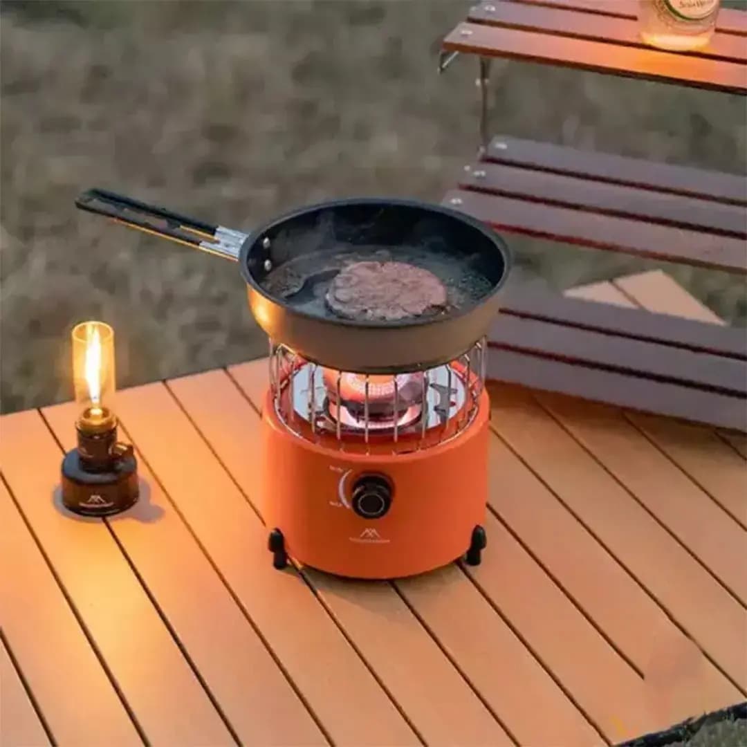 بخاری و اجاق کمپینگ دو در یک ماونتین هایکر مدل SZK1107 — تصویر ۳