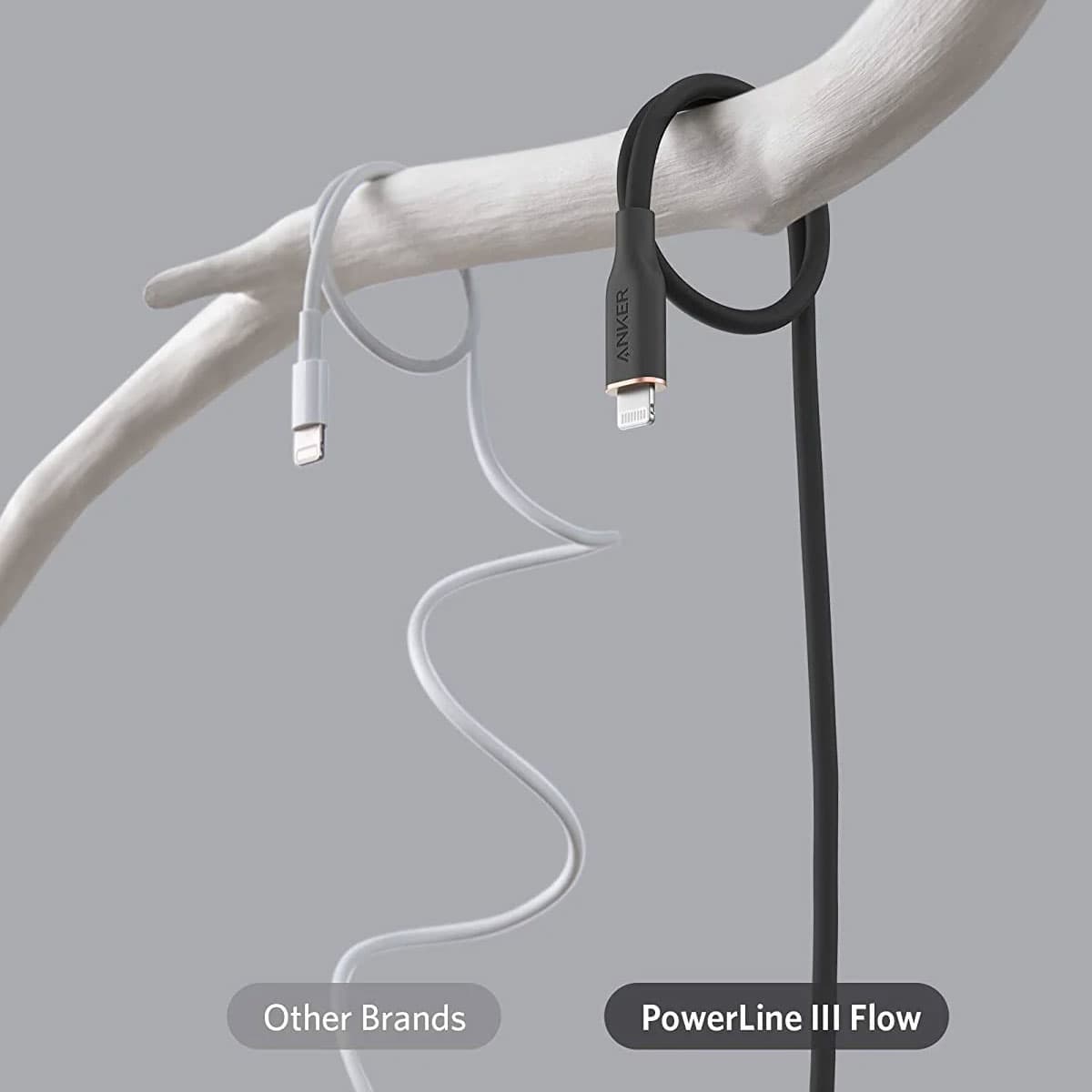 کابل تایپ سی USB-C به لایتنینگ برند انکر مدل A8663 طول 1.8 متر — تصویر ۵