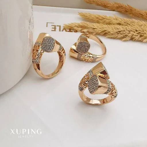 انگشتر طرح تاج نگین دار ژوپینگ کد 1011
