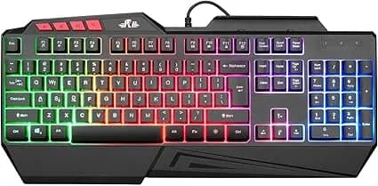 کیبورد گیمینگ RII RK202 دارای نور RGB