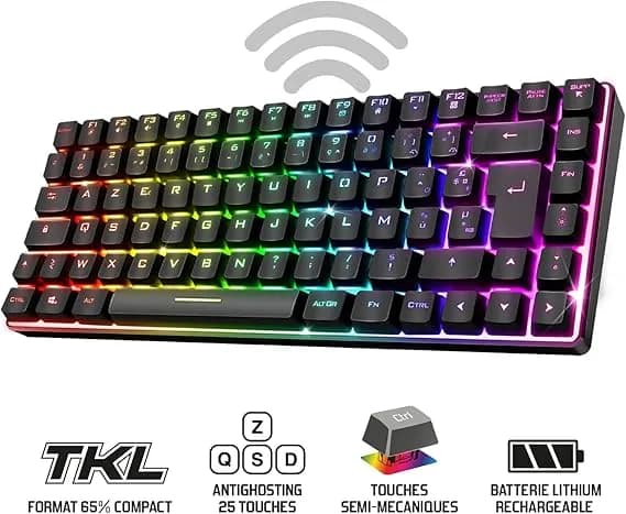 کیبورد گیمینگ ELITE-K70 با نور RGB