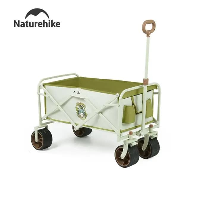 چرخ دستی تاشو کمپینگ نیچرهایک مدل CNK2300JJ023 با ظرفیت 160 لیتر و تحمل وزن 100 کیلوگرم