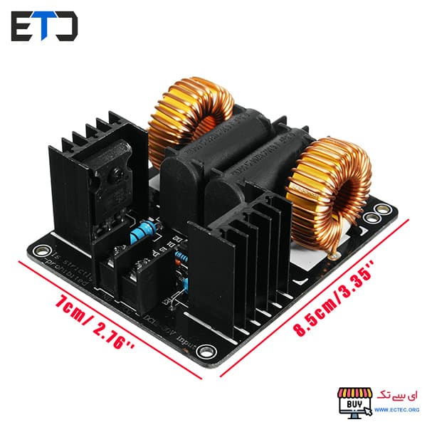 ماژول کوره القایی ZVS دارای محدوده ولتاژ ورودی 12V تا 30V — تصویر ۱۲