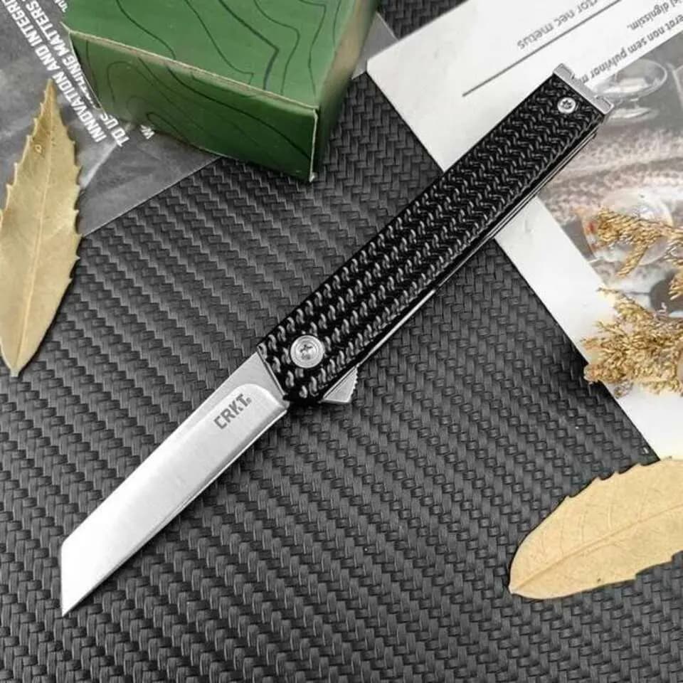 چاقو تاشو CRKT مدل 7083 با تیغه Sandvik 12C27 و قفل Liner Lock