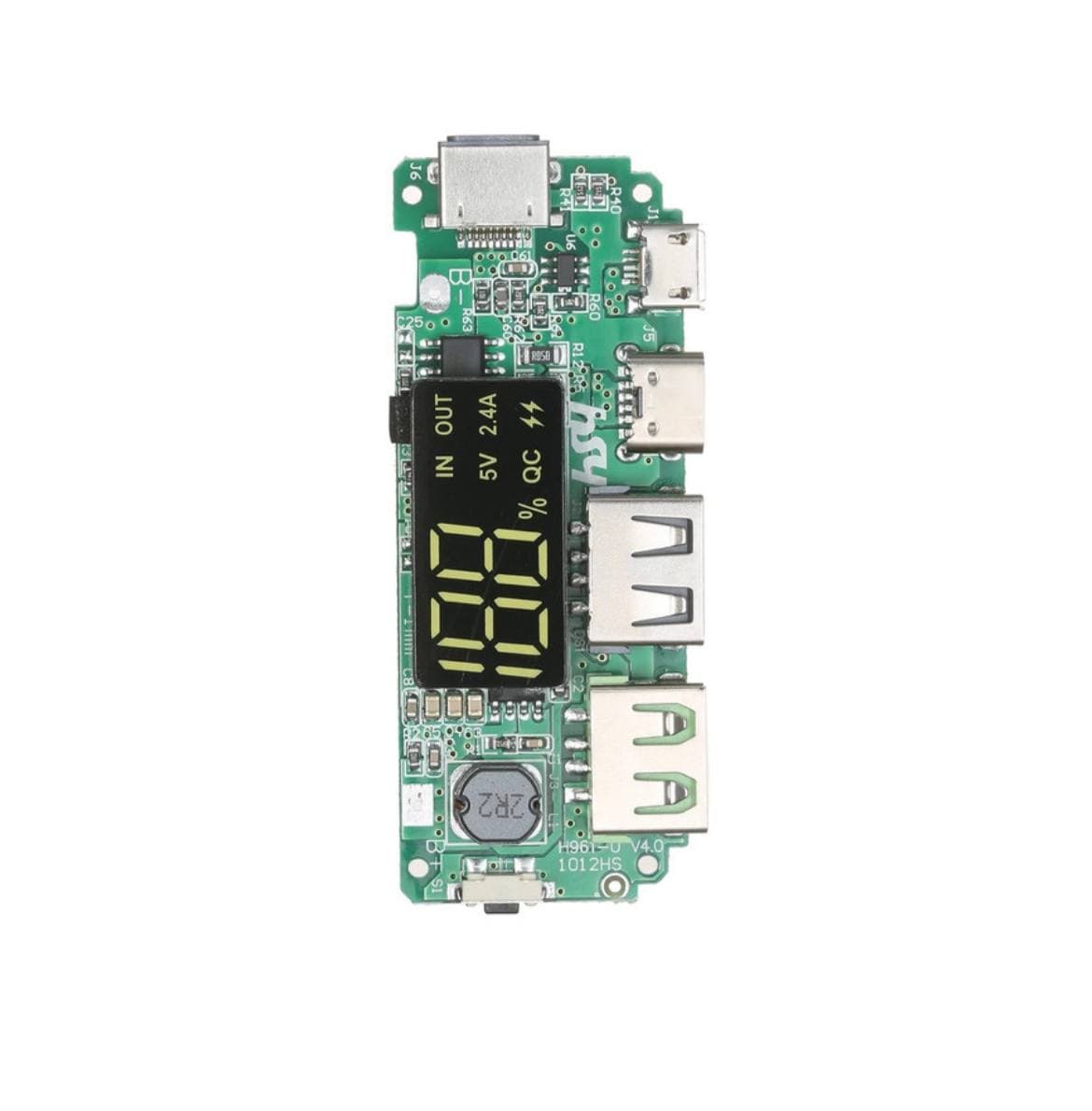 ماژول پاور بانک h961 با نمایشگر و خروجی 10وات — تصویر ۲