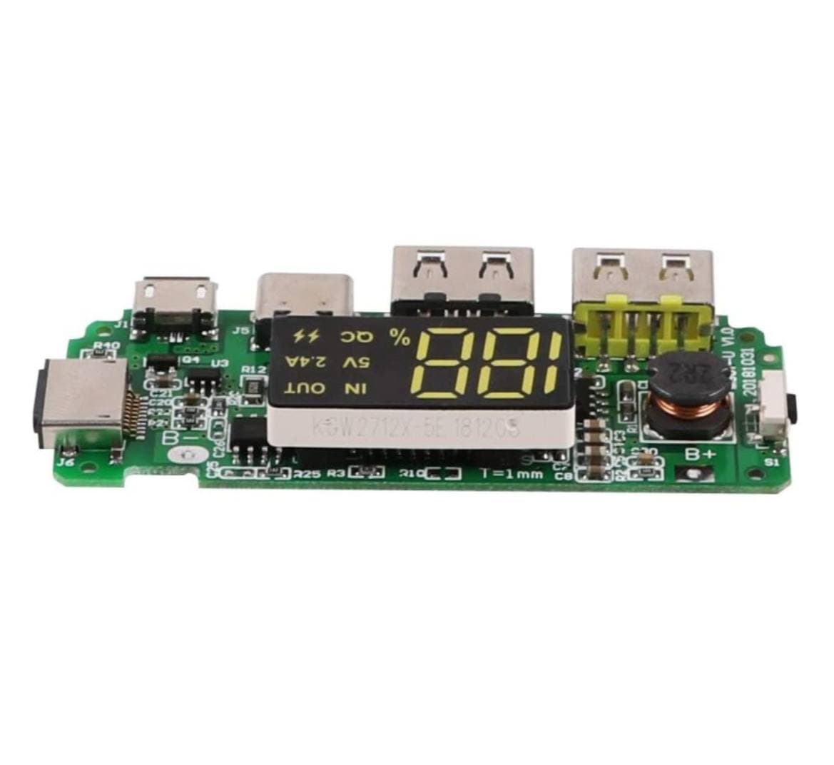 ماژول پاور بانک h961 با نمایشگر و خروجی 10وات — تصویر ۳