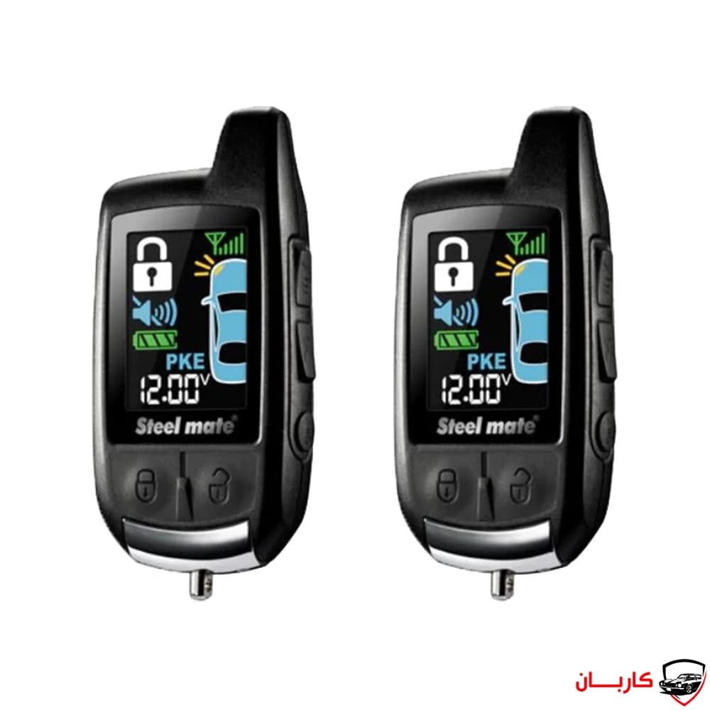 دزدگیر تصویری استیل‌میت PKE-888E – دو ریموت