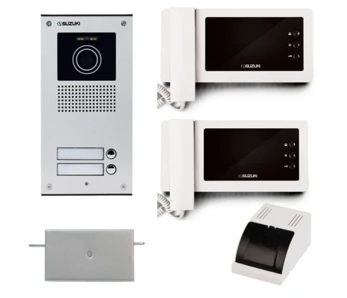 پکیج آیفون تصویری سوزوکی مدل SZ-415 دو واحدی ( 4 اینچ حافظه دار )