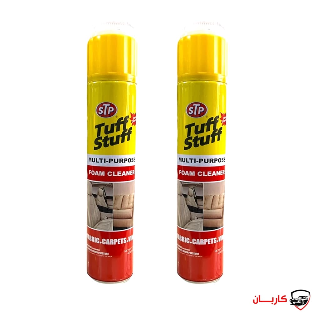 اسپری فوم تمیزکننده داشبورد و صندلی (صفر شوی) اس تی پی – حجم 623 میلی لیتر (بسته دو عددی)