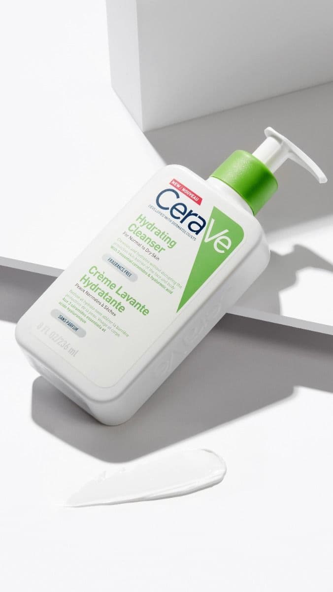 شوینده آبرسان سراوی مدل Hydrating Cleanser مناسب پوست نرمال تا خشک 236 میل — تصویر ۳