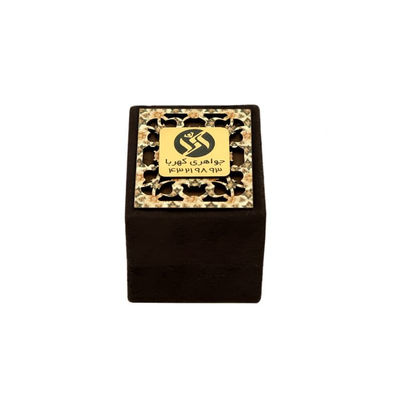 تک پوش طلا طرحدار E1593 سایز 3 — تصویر ۳