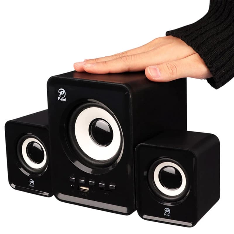 اسپیکر دسکتاپ پی نت U-2800BT + ریموت کنترل — تصویر ۸