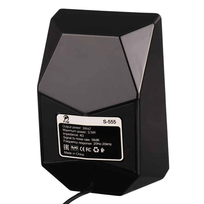 اسپیکر دسکتاپ پی نت S-555 — تصویر ۴