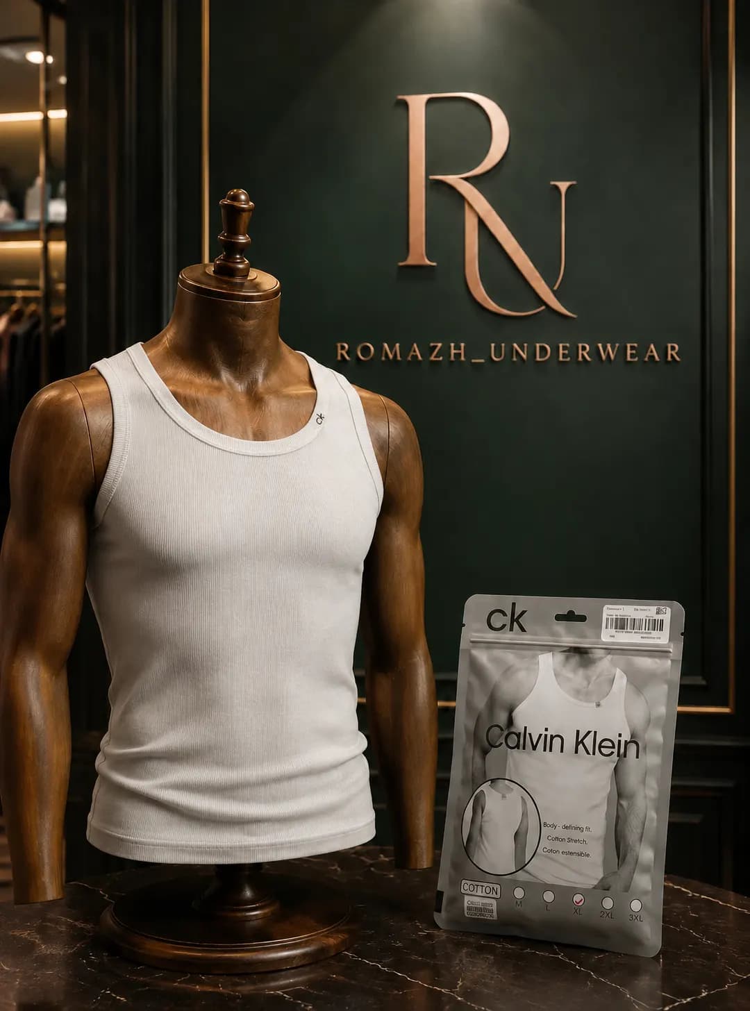 تنک تاپ کبریتی (calvin klein)