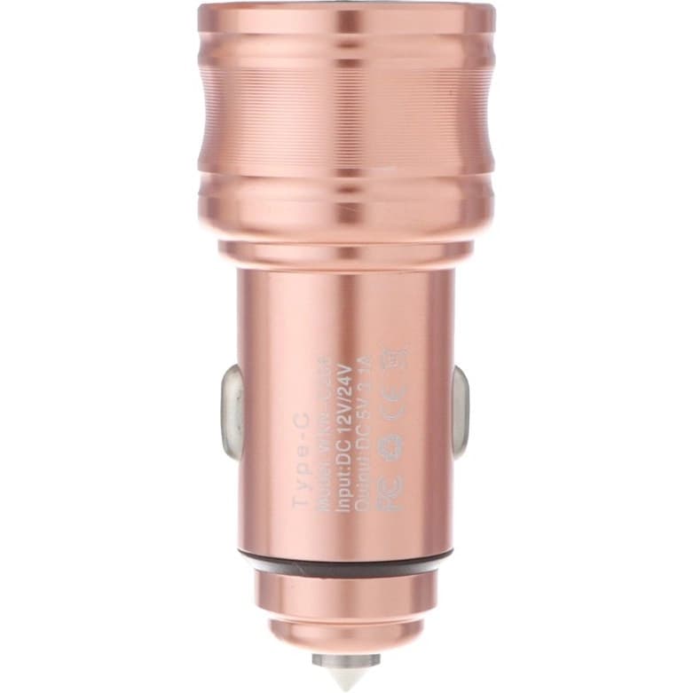 شارژر فندکی 55W دو پورت FAST مدل WKN-C208 رزگلد — تصویر ۲