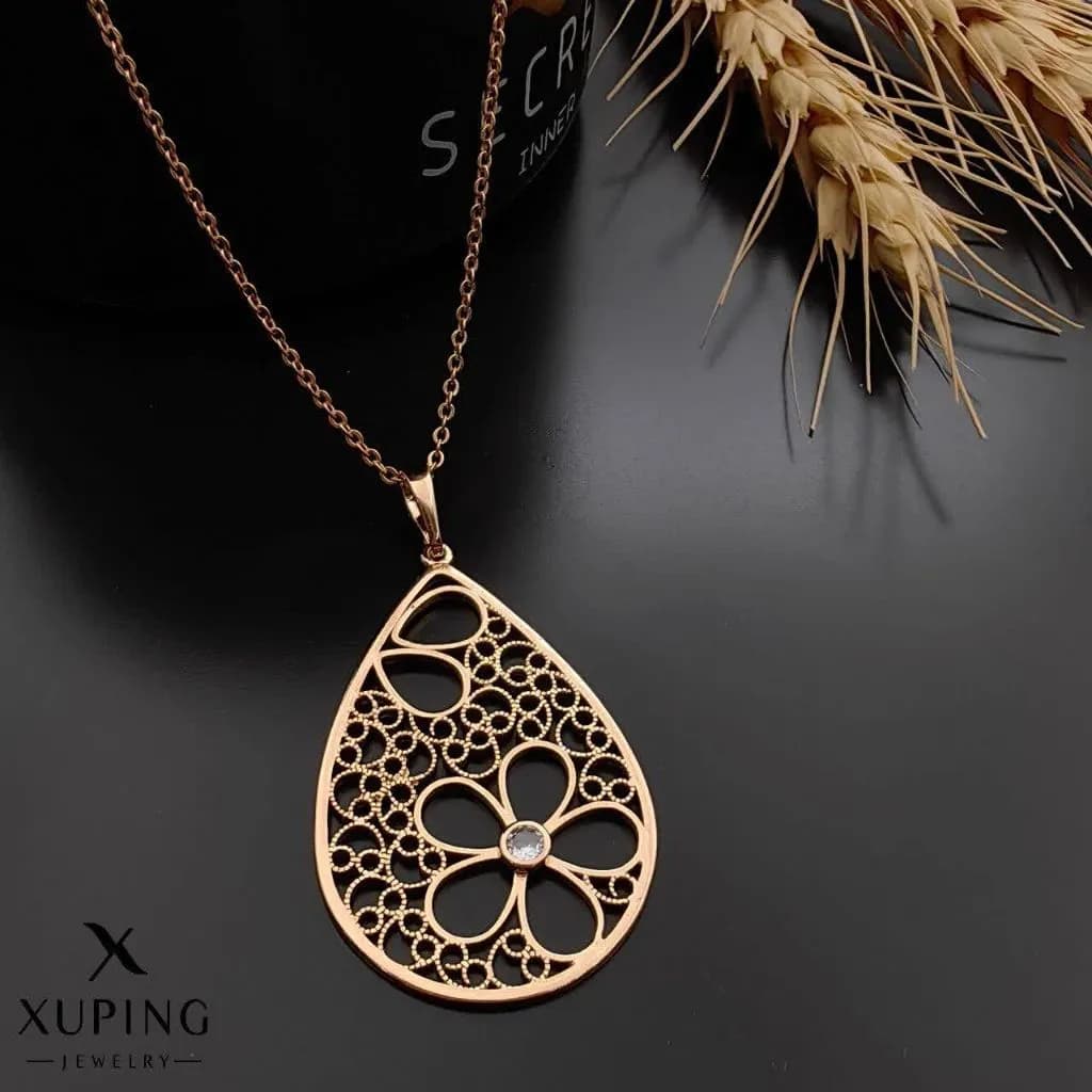 پلاک گردنبند طرح طلا ژوپینگ کد 3505