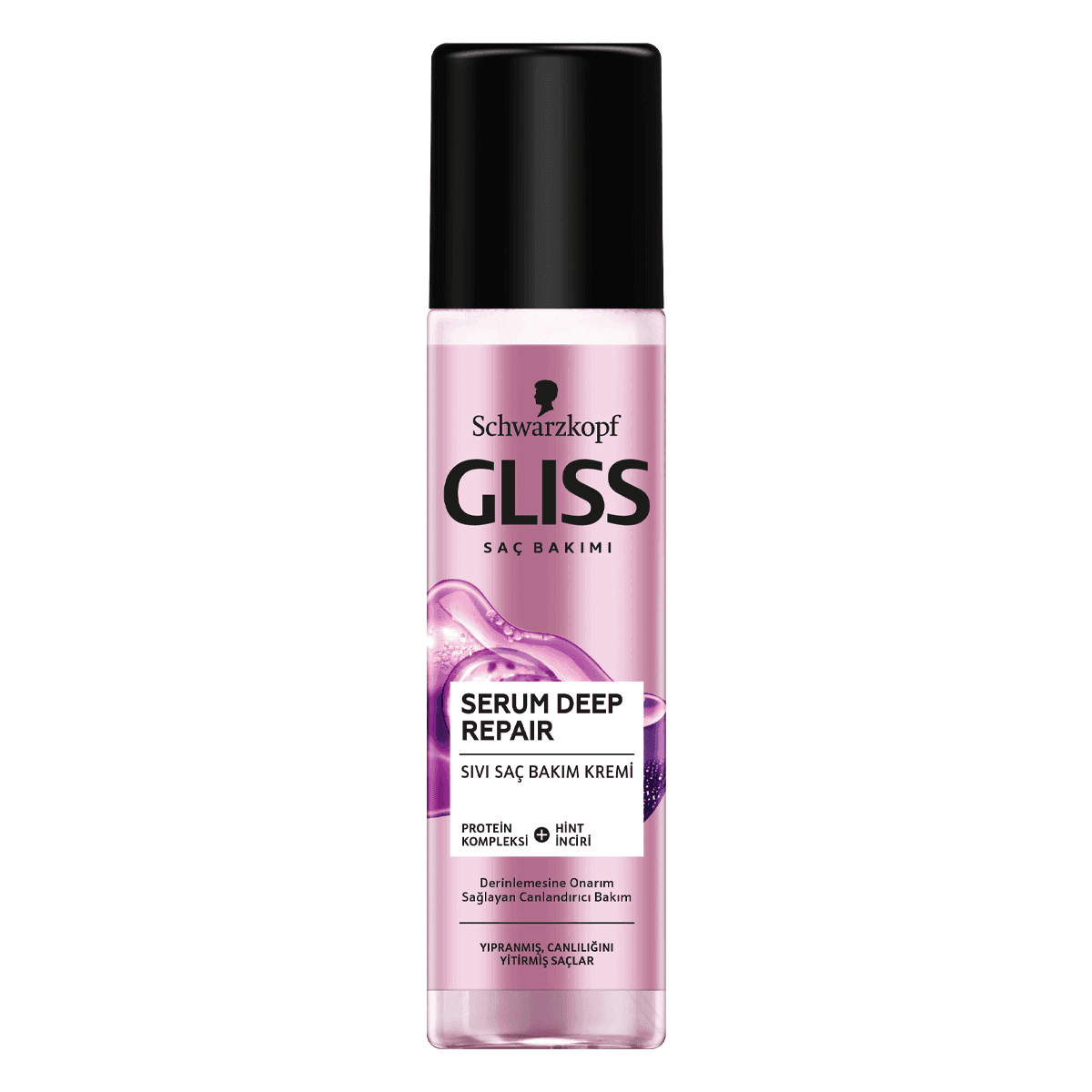 اسپری دوفاز گیلیس Gliss مناسب موهای کدر و شکننده مدل Serum deep repair با حجم ۲۰۰ میل