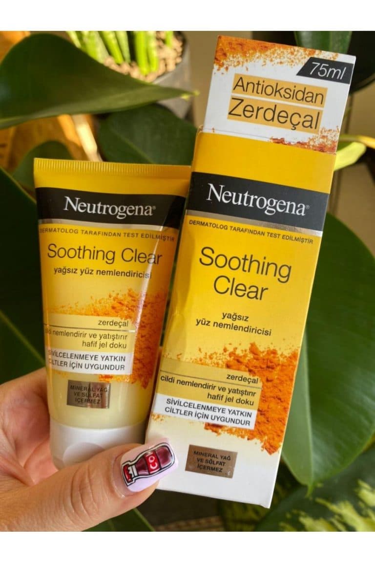 کرم آبرسان تیوپی صورت نیتروژنه Neutrogena مدل Soothing clear با حجم ۷۵ میل