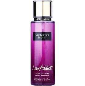 بادی اسپلش زنانه ویکتوریا سکرت Victorias secret مدل Love Addict بنفش با حجم ۲۵۰ میل