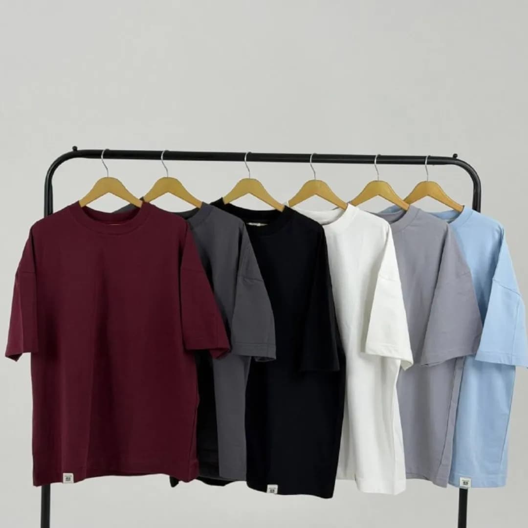 تیشرت بیسیک دو نخ مردانه TS-21 — تصویر ۴