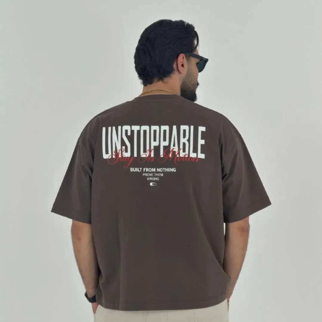 تیشرت باکسی UNSTOPPABLE مردانه TS-19 — تصویر ۳
